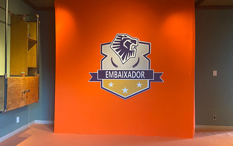 Estande corporativo para feira em Rio Preto